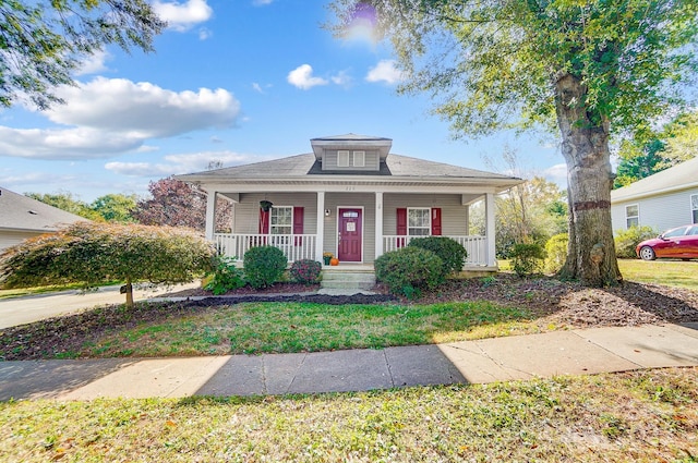 bungalow-style house with a porch