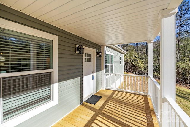 1663 Williamson Creek Rd, Pisgah Forest, NC 28768 - view of porch