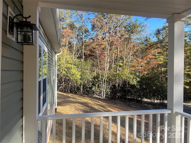 1663 Williamson Creek Rd, Pisgah Forest, NC 28768 - view of balcony