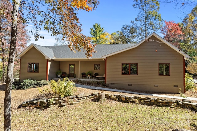 view of ranch-style home