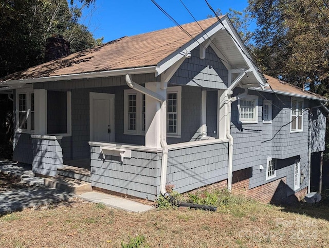 exterior space featuring a porch