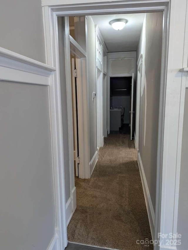 602 W Council St, Salisbury, NC 28144 - hallway featuring carpet floors