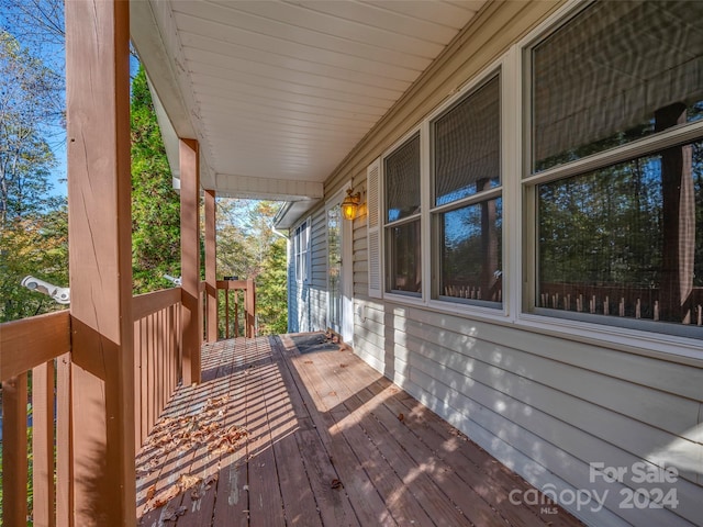 view of deck