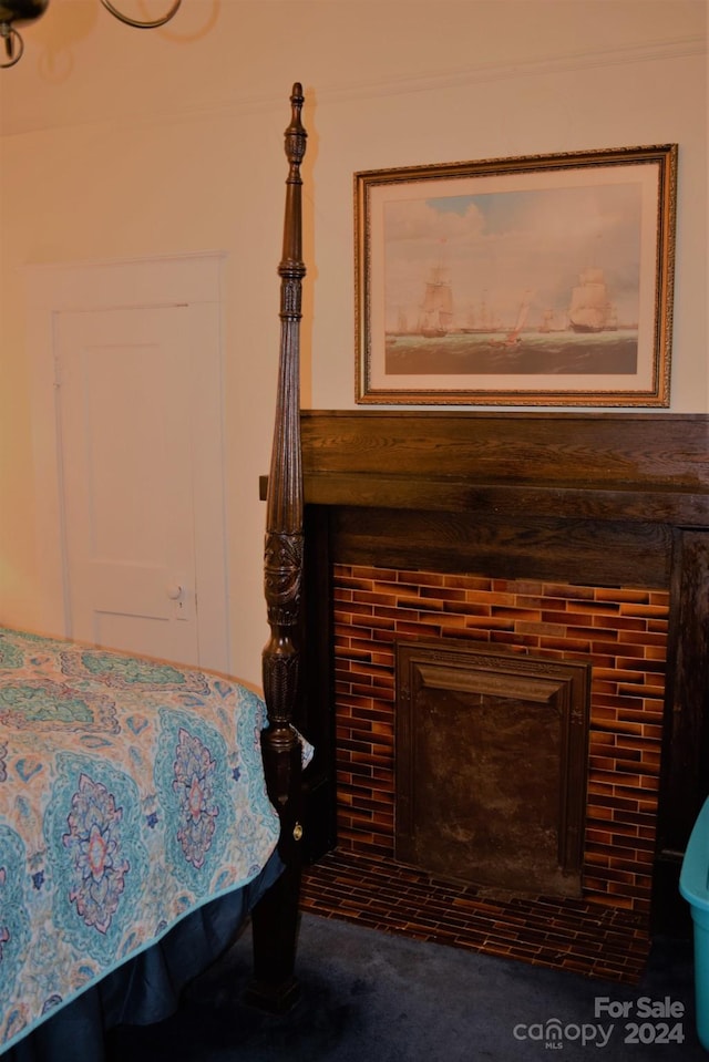 115 S Pearl St, Troy, NC 27371 - bedroom featuring carpet