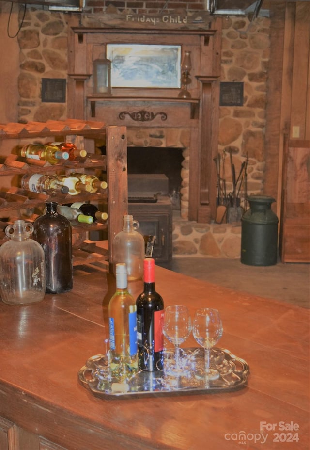 115 S Pearl St, Troy, NC 27371 - dining room featuring bar