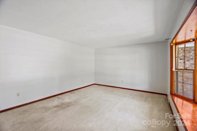 unfurnished room featuring carpet flooring