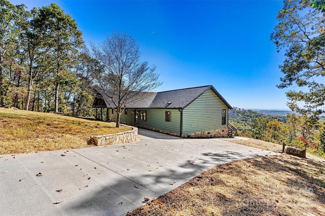 6230 Pine Ridge Dr, Connelly Springs, NC 28612 - exterior space featuring a shingled roof