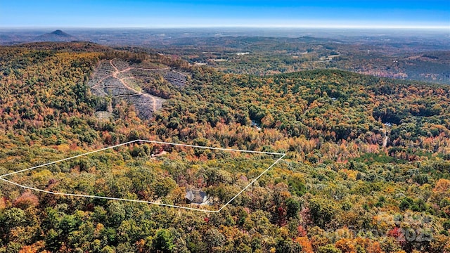 6230 Pine Ridge Dr, Connelly Springs, NC 28612 - birds eye view of property featuring a forest view