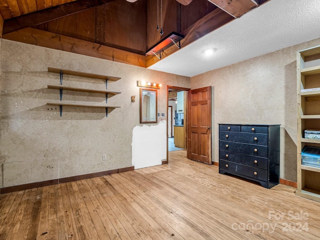 interior space with light wood-type flooring