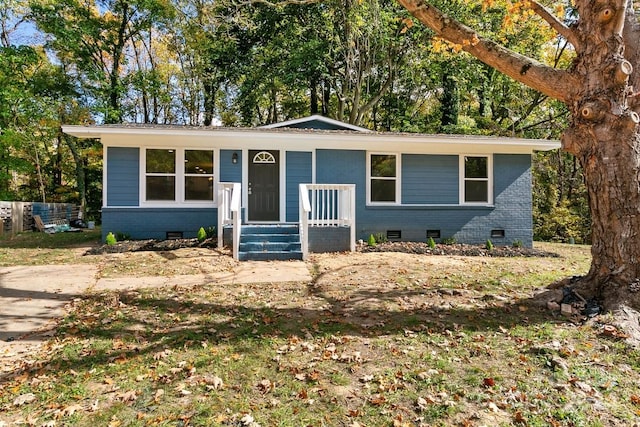 view of front of house with a porch