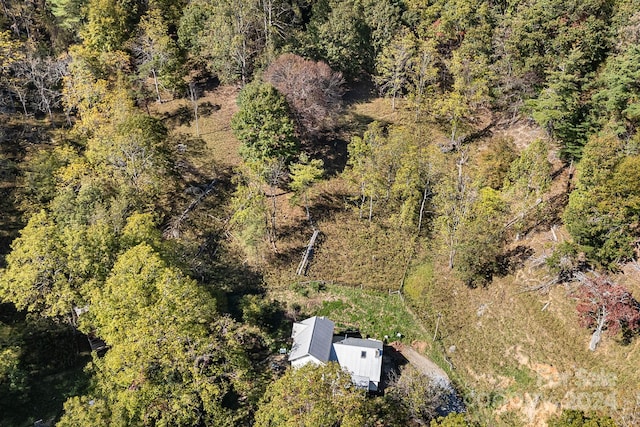 3942 Anderson Branch Rd, Marshall, NC 28753 - view from above of property with a forest