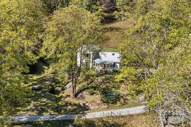 3942 Anderson Branch Rd, Marshall, NC 28753 - view of subject property featuring a heavily wooded area
