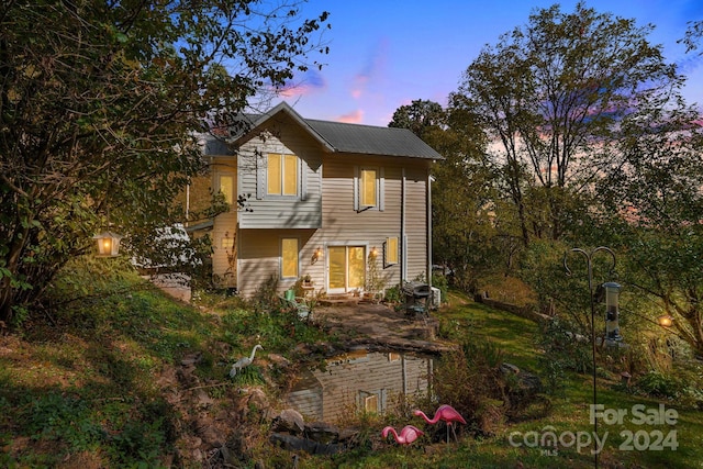 3942 Anderson Branch Rd, Marshall, NC 28753 - back of property with metal roof