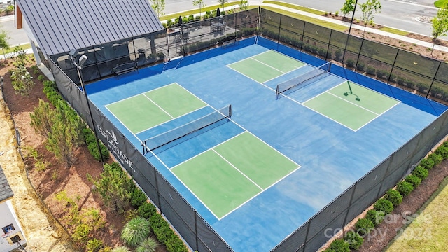 view of tennis court