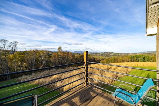 200 Bp Tree Farm Ln, Sparta, NC 28675 - view of wooden terrace