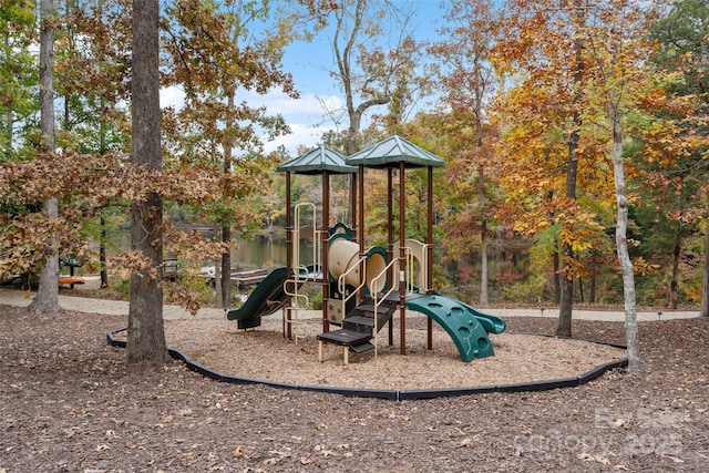 view of communal playground