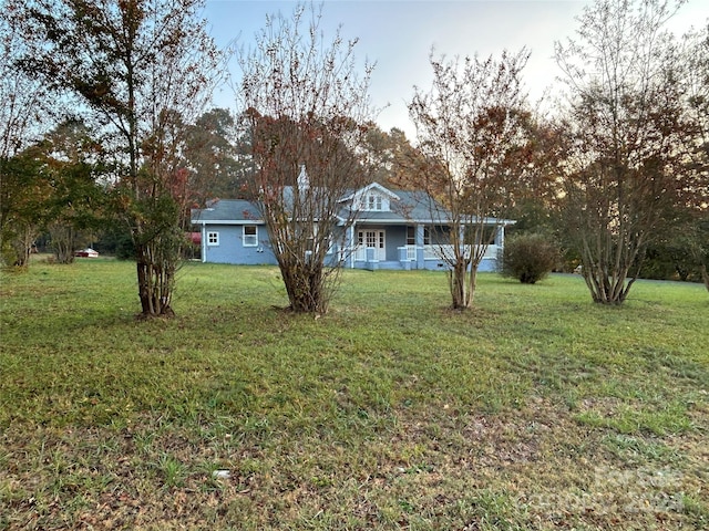 124 Elam St, Lawndale, NC 28090 - view of yard featuring a porch
