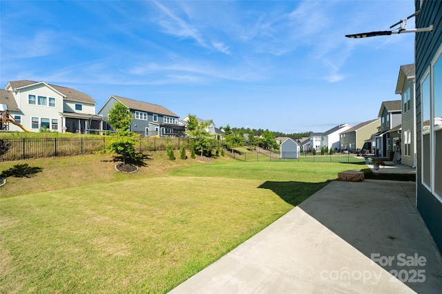 535 Red Wolf Ln, Lake Wylie, SC 29710 - fenced backyard featuring a residential view and a patio