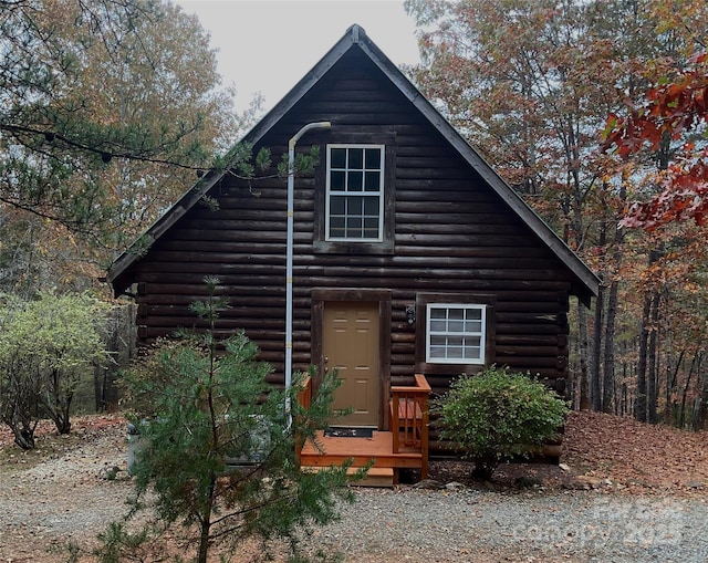 view of front of property