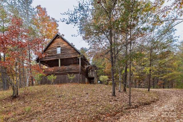 view of rear view of house