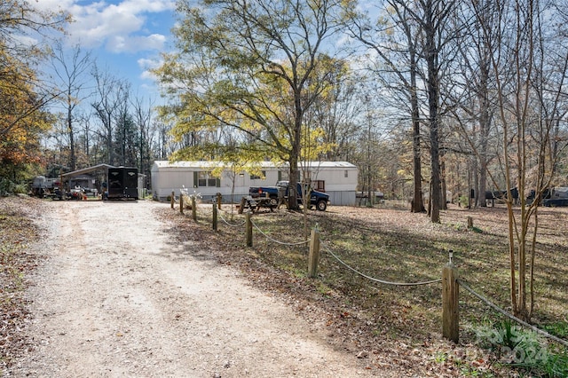 view of front of property