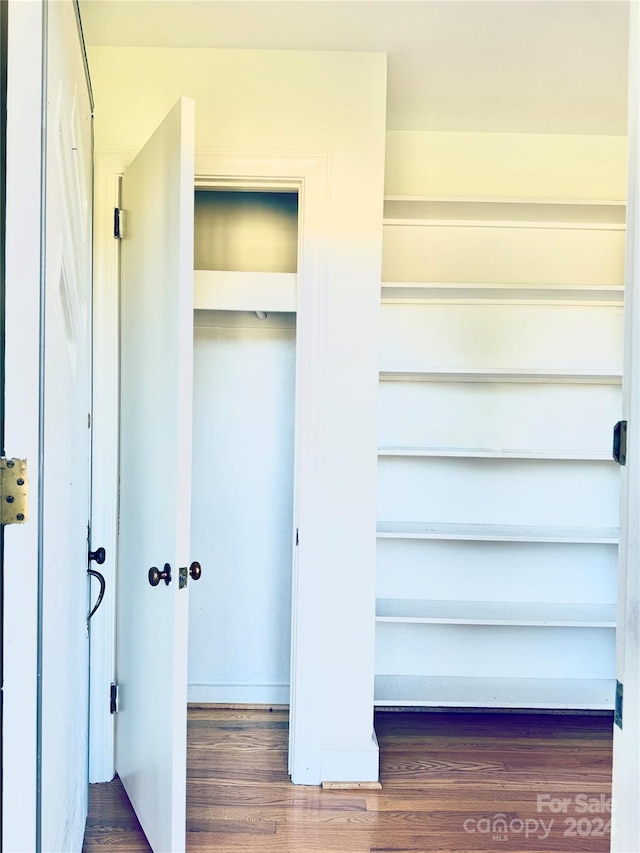 view of closet