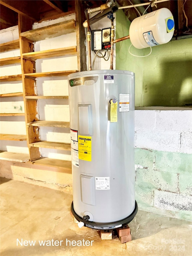 utilities with electric water heater