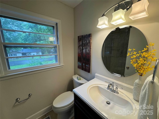 1727 Hartford Dr, Gastonia, NC 28052 - bathroom with toilet and vanity