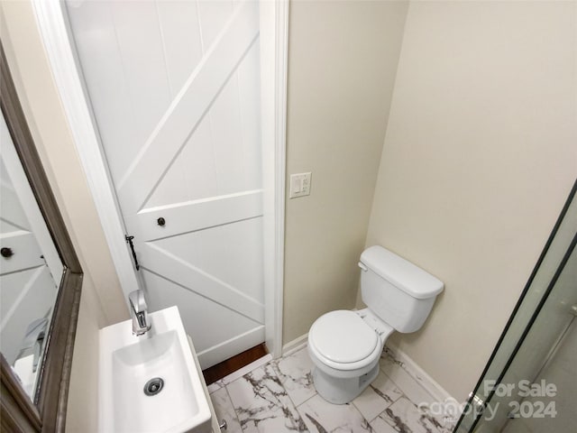 bathroom with toilet