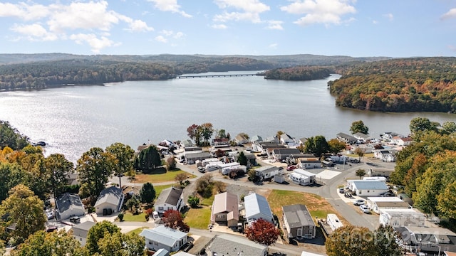 127 Lake View Dr, New London, NC 28127 - aerial view of residential area with a forest and a large body of water