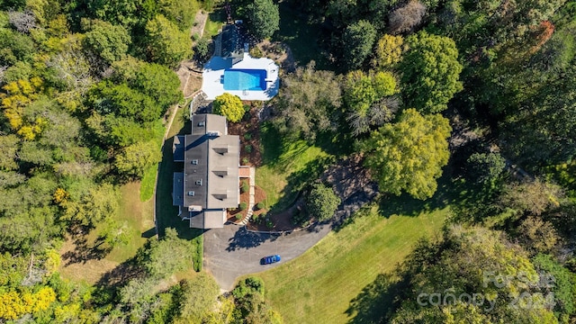 4141 Shattalon Dr, Winston Salem, NC 27106 - aerial view of a pool