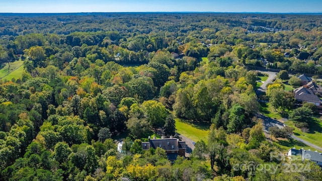4141 Shattalon Dr, Winston Salem, NC 27106 - view of property location featuring a heavily wooded area