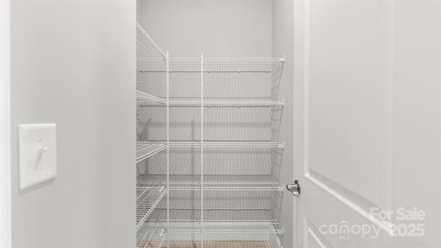 view of pantry