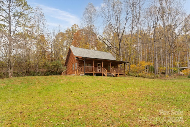 exterior space with a wooden deck