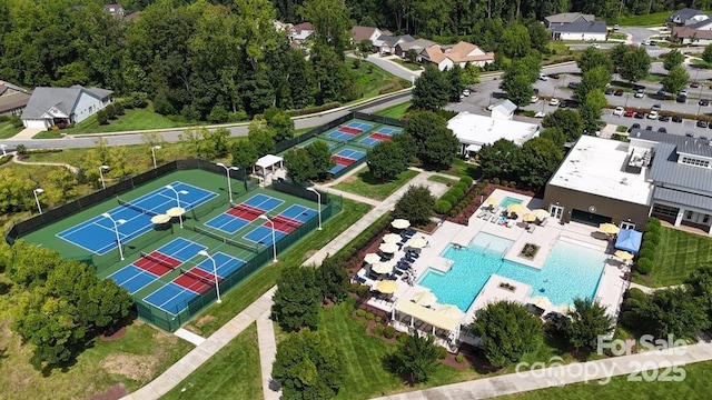 6296 Raven Rock Dr Unit 725, Denver, NC 28037 - bird's eye view of a pool area
