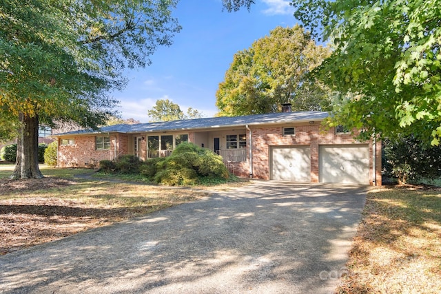 ranch-style house with a garage