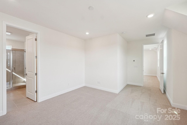 809 Terra Dr, Tega Cay, SC 29708 - carpeted empty room featuring recessed lighting, visible vents, and baseboards