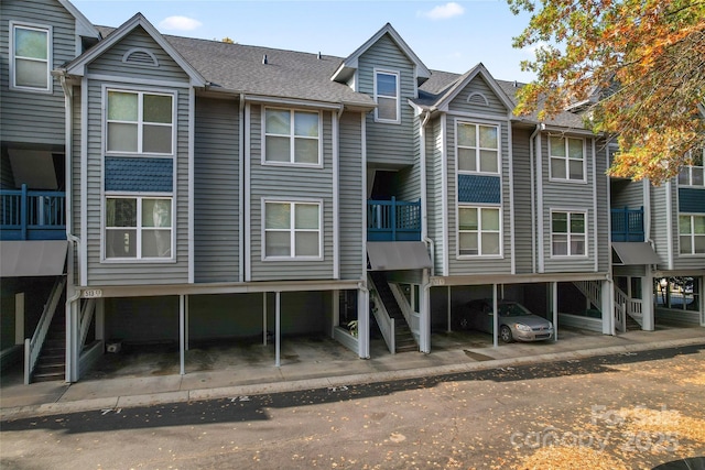 view of rear view of property