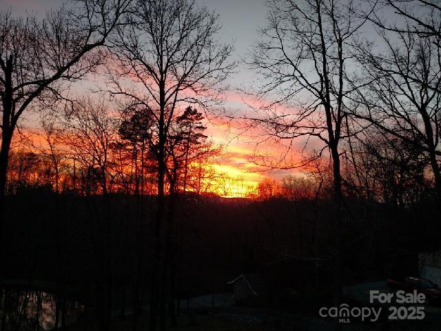 view of nature at dusk