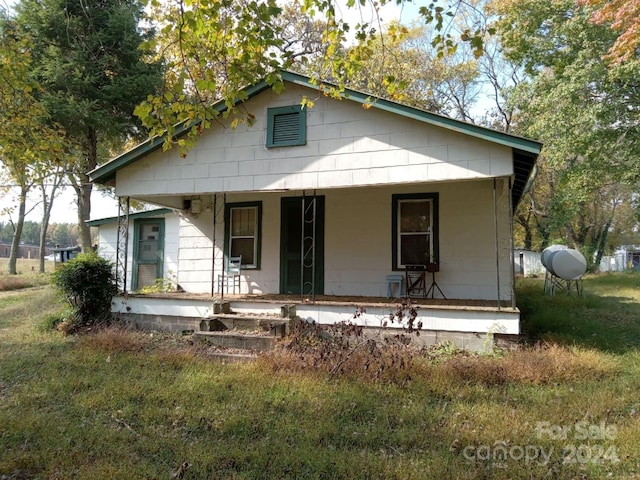 view of front of house with a porch