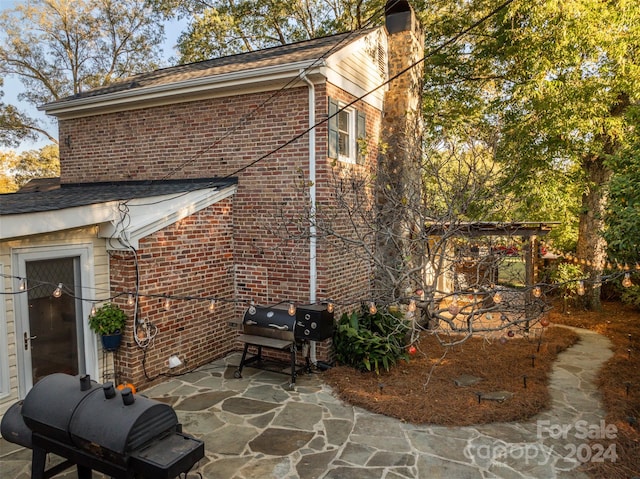 view of patio / terrace with grilling area