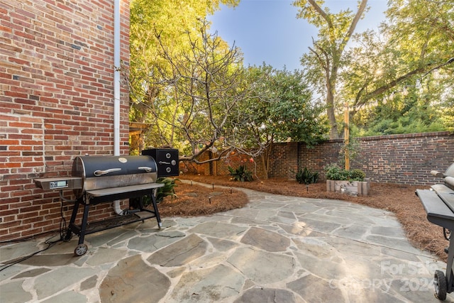 view of patio / terrace with grilling area