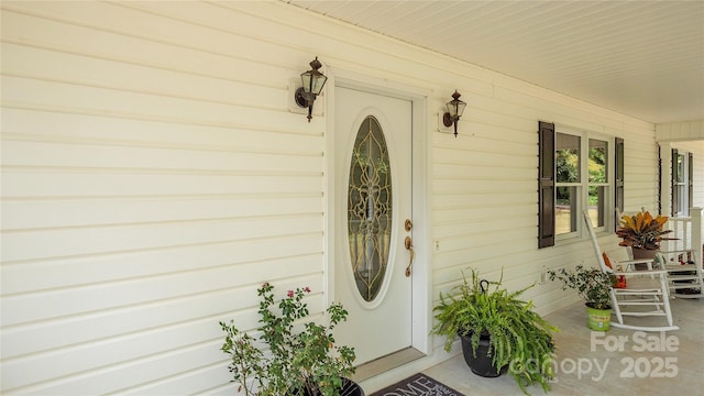 view of entrance to property