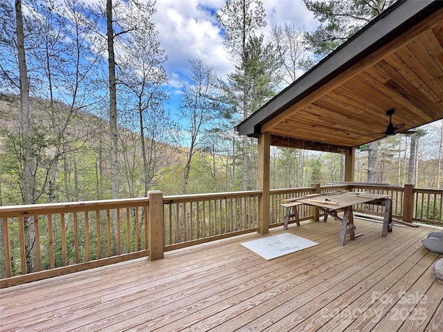 371 Hews Cir, Blowing Rock, NC 28605 - view of wooden deck