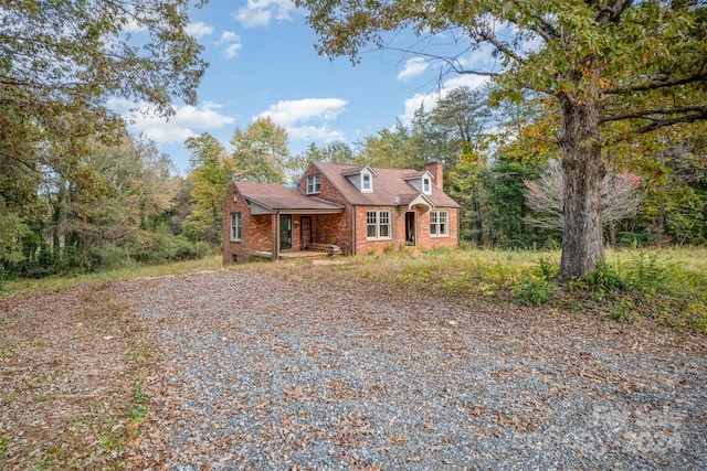 view of front of property