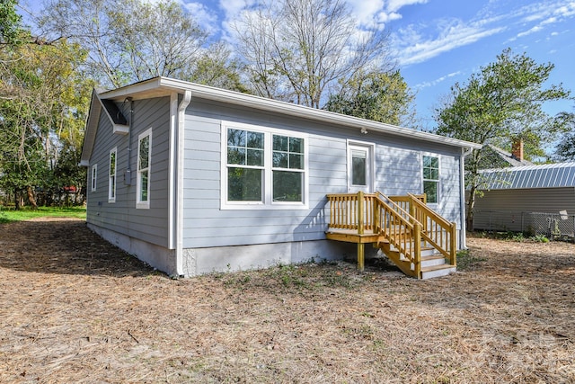 view of front of property