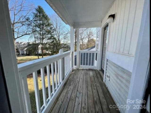 balcony with a porch