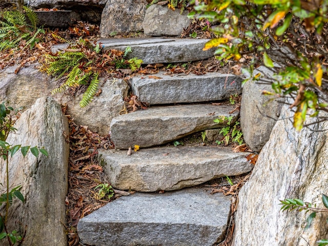 view of staircase