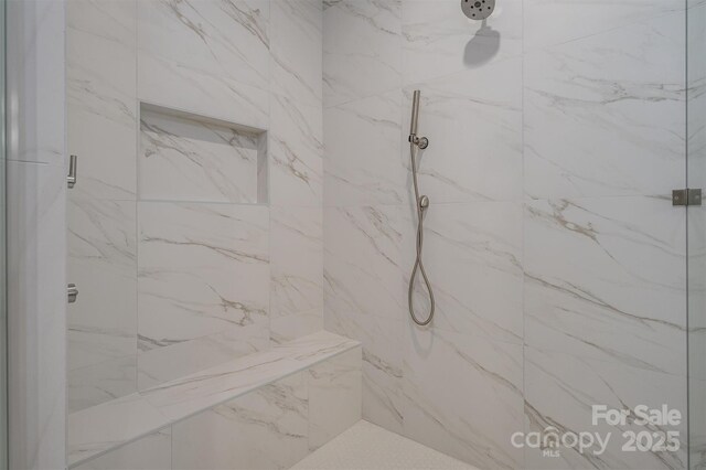 6630 Vesuvius Furnace Rd Unit 1, Denver, NC 28037 - bathroom with a marble finish shower