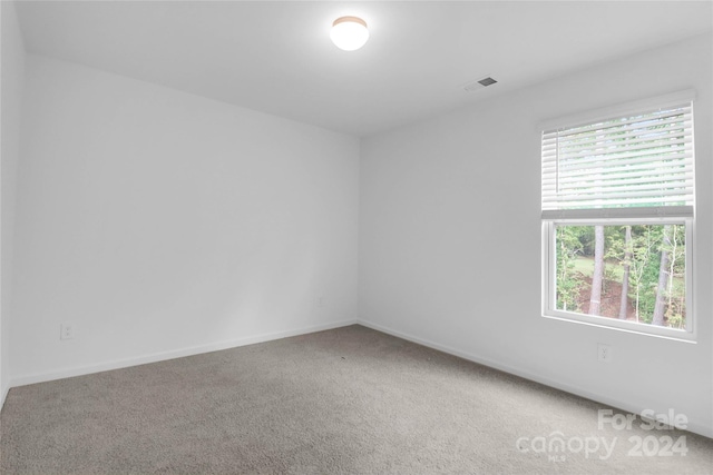 unfurnished room featuring carpet flooring